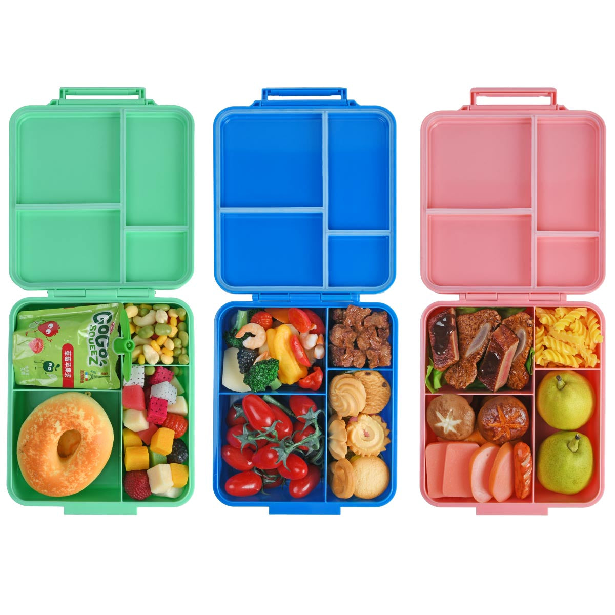 Kids Bento Lunch Box with Insulated Food Jar Thermos