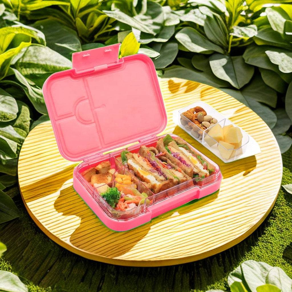 Large Snack Box - Bento Lunch Box 6 Removable Compartments