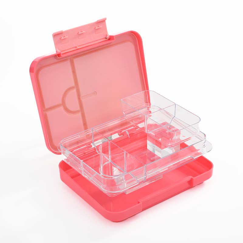 Large Snack Box - Bento Lunch Box 6 Removable Compartments