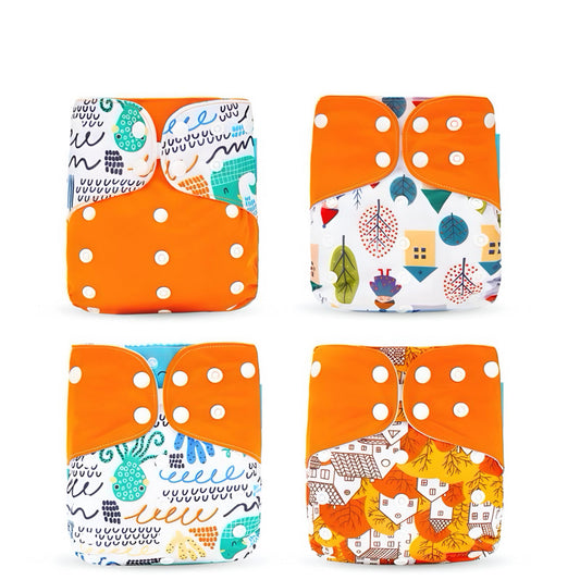 Reusable Nappy Cloth Diaper for Baby - Autumn Collection