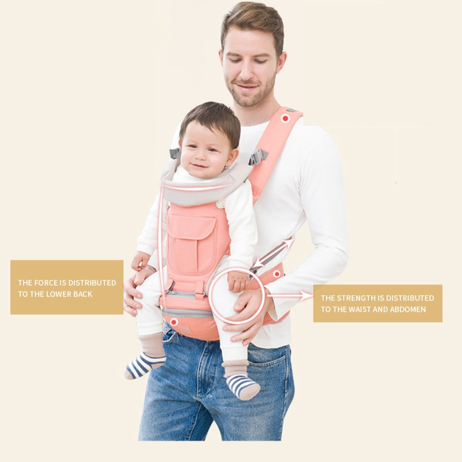 Baby Carriers - Hip Seat - Adjustable Storage