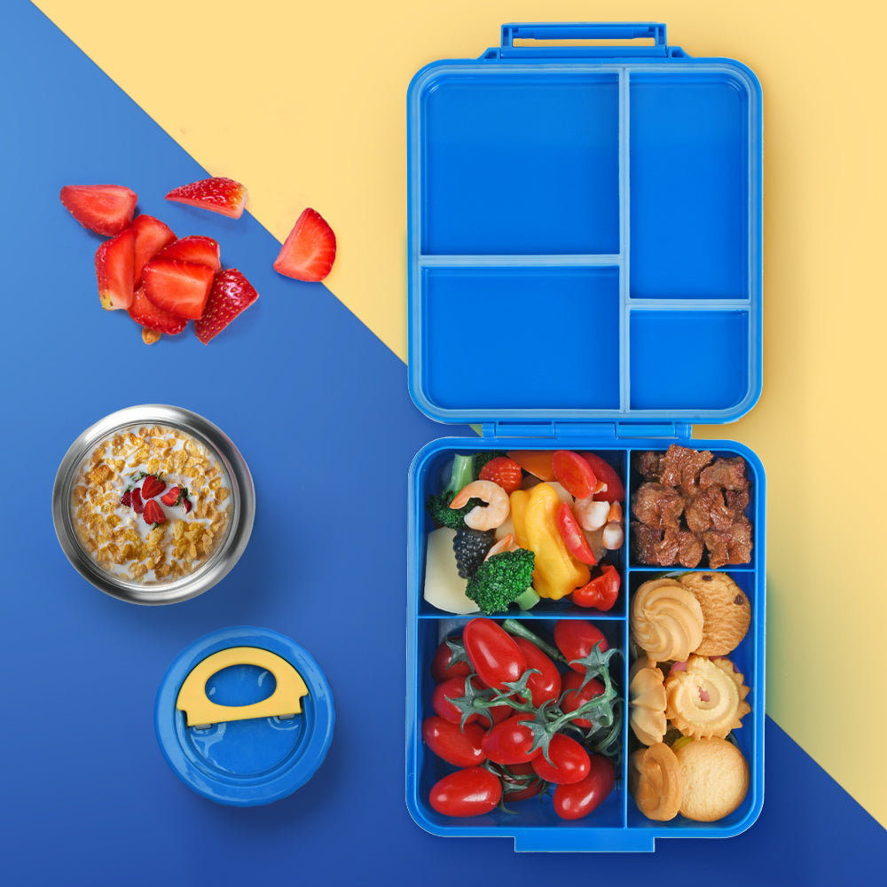 Bento Lunch Box with Insulated Food Jar Thermos - Airplane