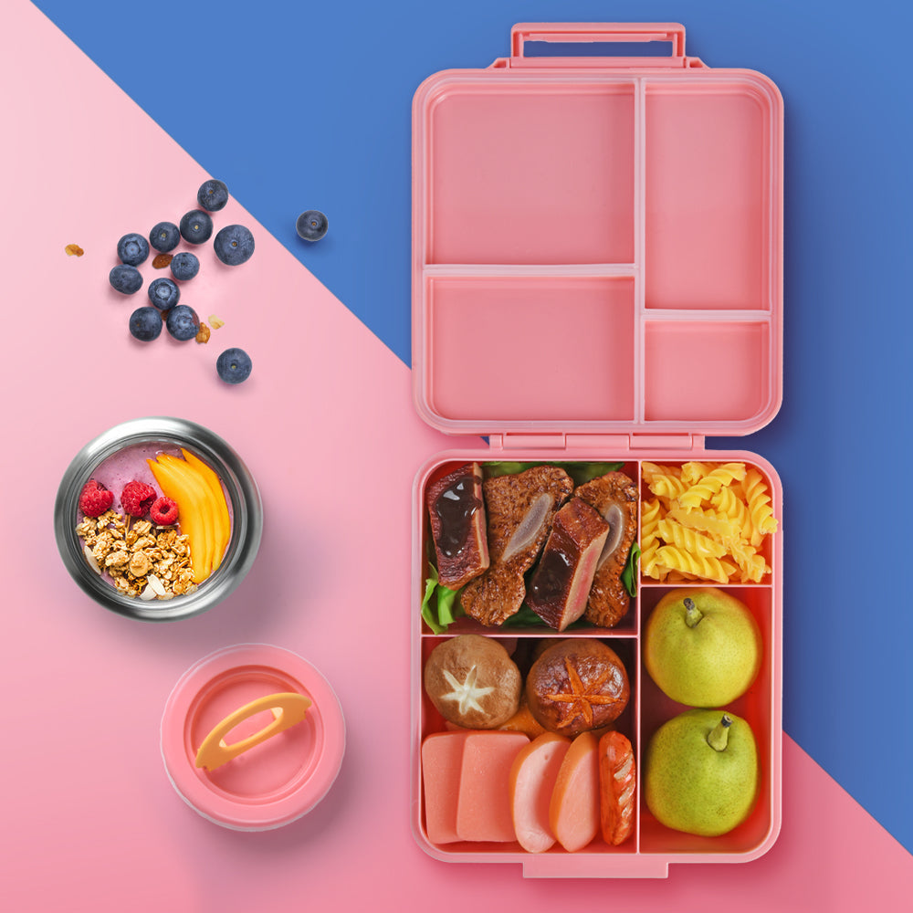 Bento Lunch Box with Insulated Food Jar Thermos - Elsa