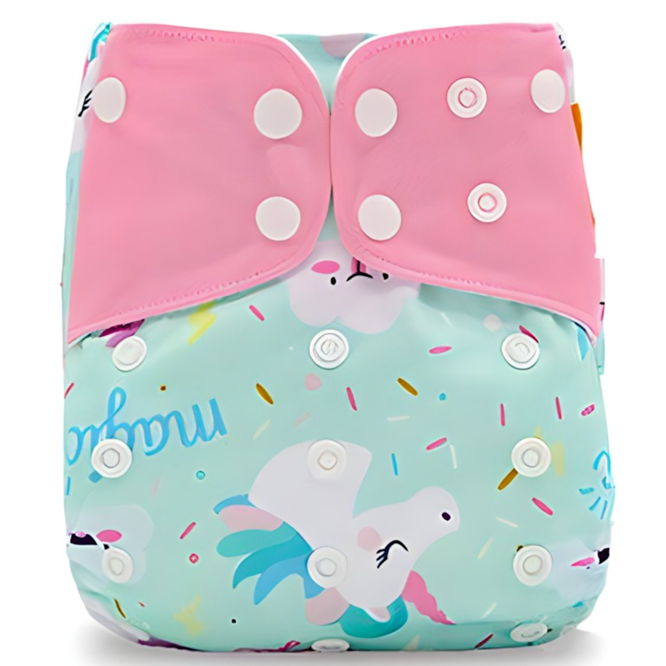 Reusable Nappy Cloth Diaper for Baby Girl - Unicorn Collection