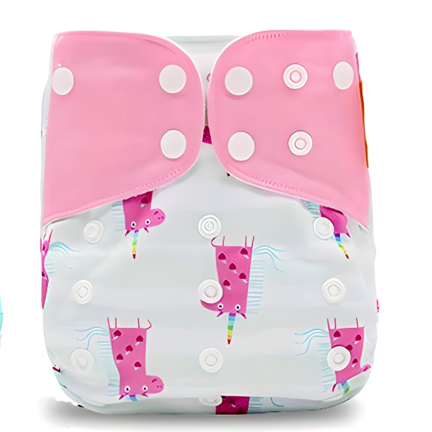 Reusable Nappy Cloth Diaper for Baby Girl - Unicorn Collection