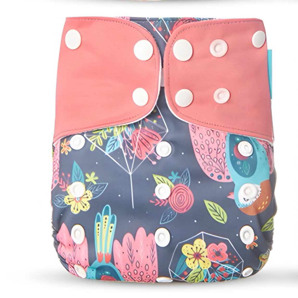 Reusable Nappy Cloth Diaper for Baby Girl - Bunny Collection