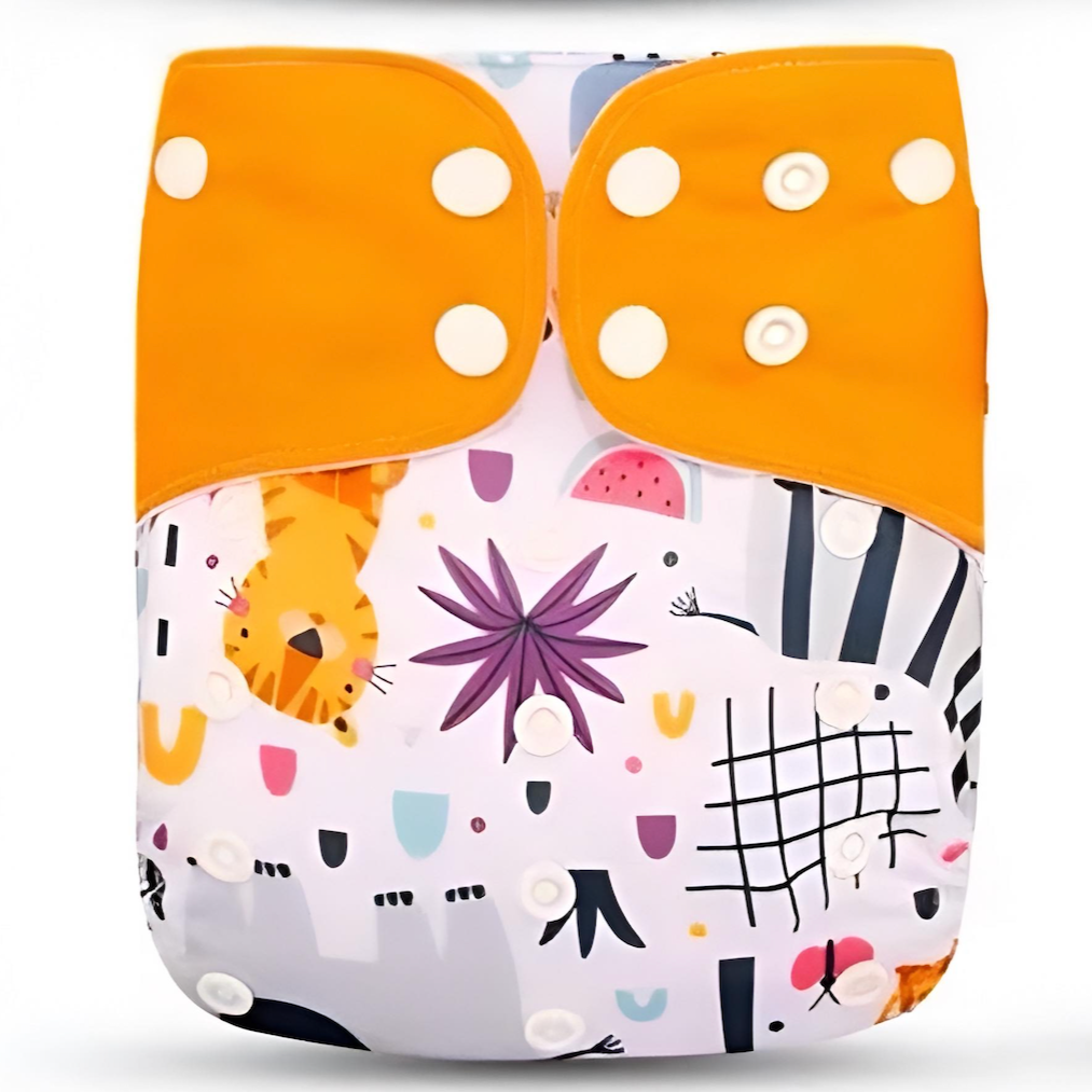 Reusable Nappy Cloth Diaper for Baby Boy Girl - Fox Collection