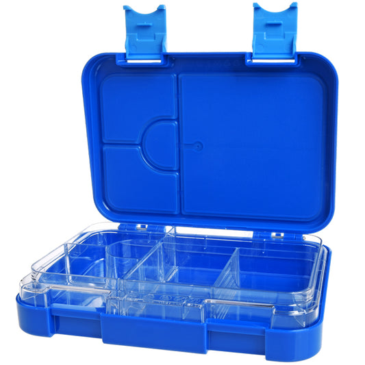 Snack Box - Bento Lunchbox - Blue Middle Size