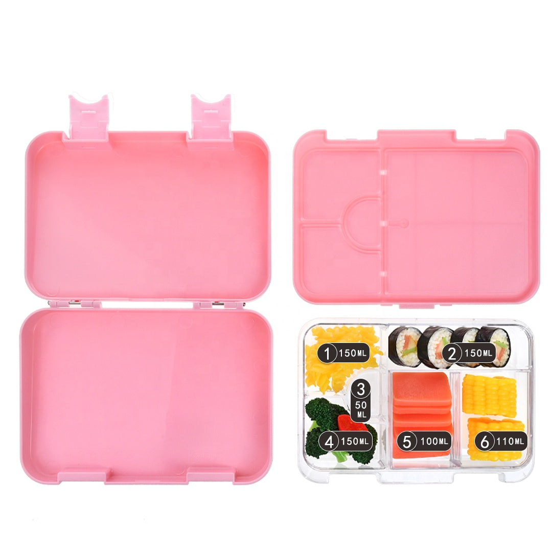 Snack Box - Bento Lunchbox - Green Middle Size