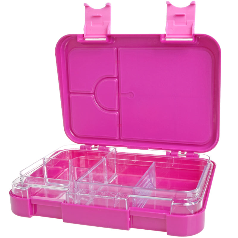 Snack Box - Bento Lunchbox - Pink Middle Size